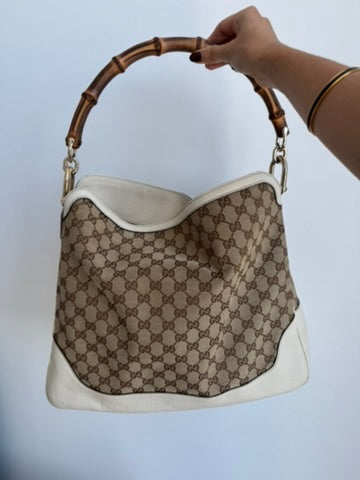 Gucci - Bamboo Top Handle Hobo Bag Beige (COA)