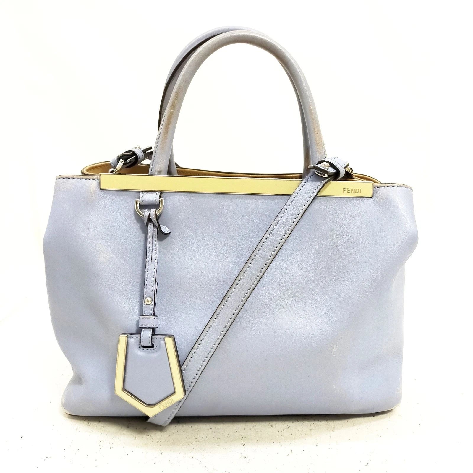 Fendi - 2Jour baby blue Leather