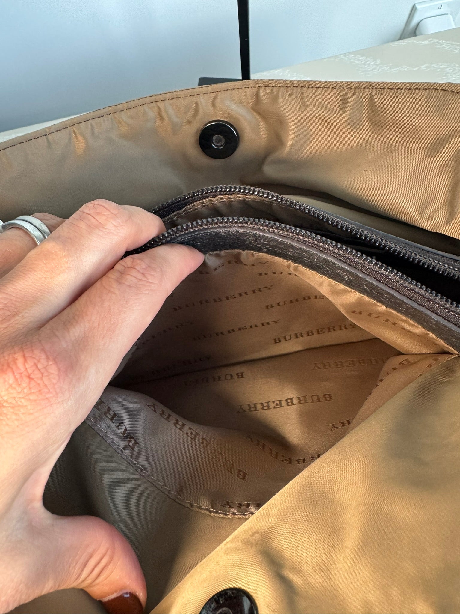 Burberry - Nylon Shoulder Bag