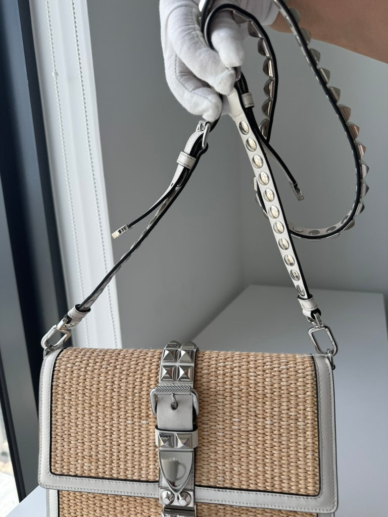 Prada - Elektra crossbody tissue with metal