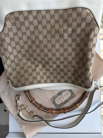 Gucci - Bamboo Top Handle Hobo Bag Beige (COA)