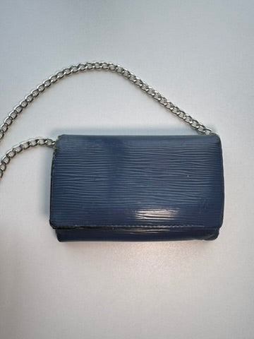 Louis Vuitton - EPI Blue Leather Zippy Wallet w/ comp. Chain
