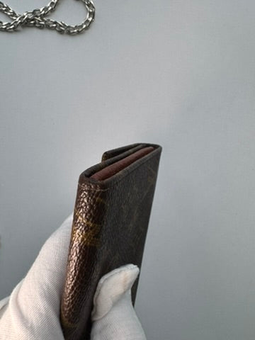 Louis Vuitton - Monogram Leather Long Wallet w/ comp. Chain