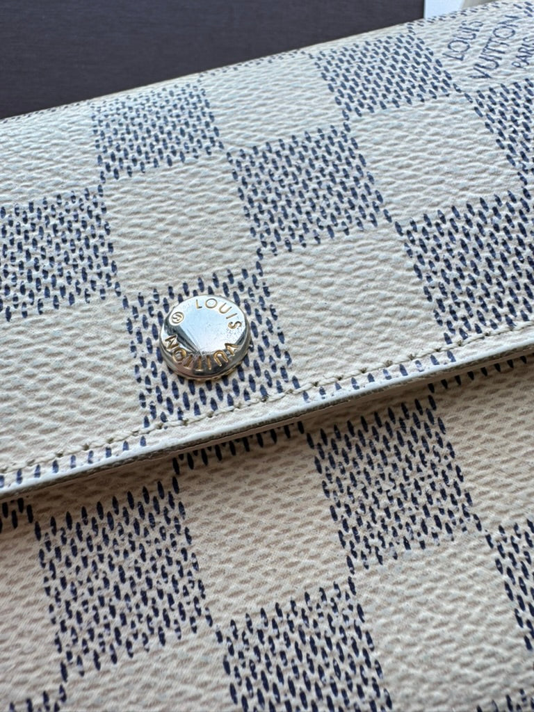 Louis Vuitton - Demier - Leather - Long Wallet w/ comp, Chain. Full Set & COA.