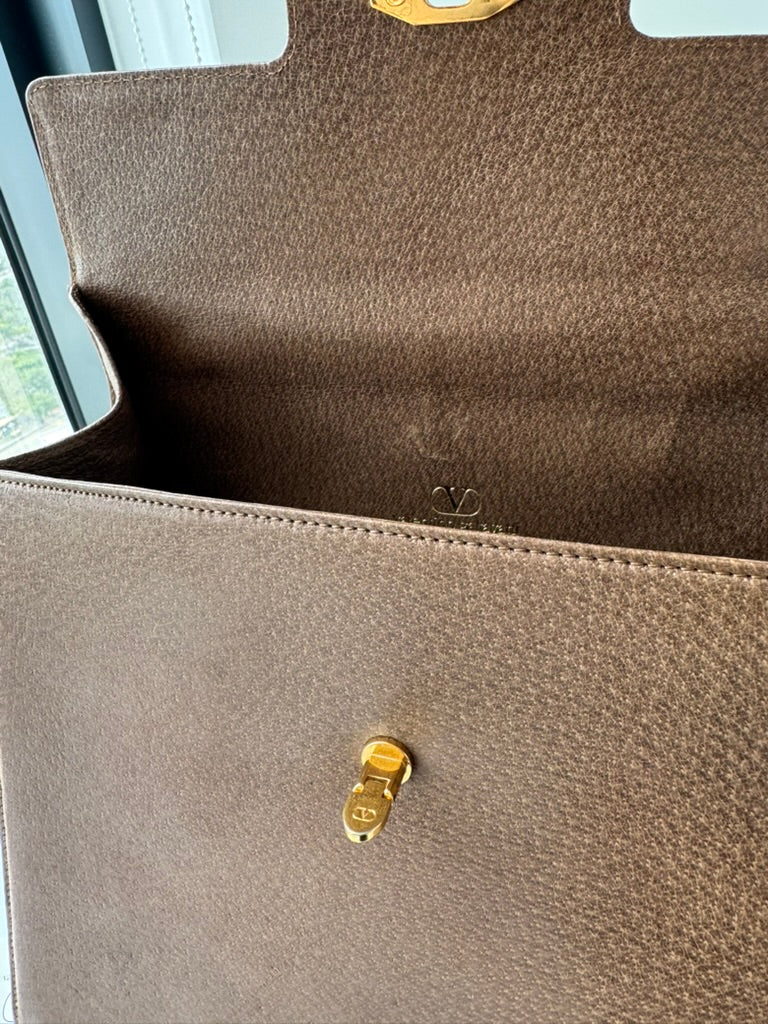 Valentino Garavani Brown leather handbag