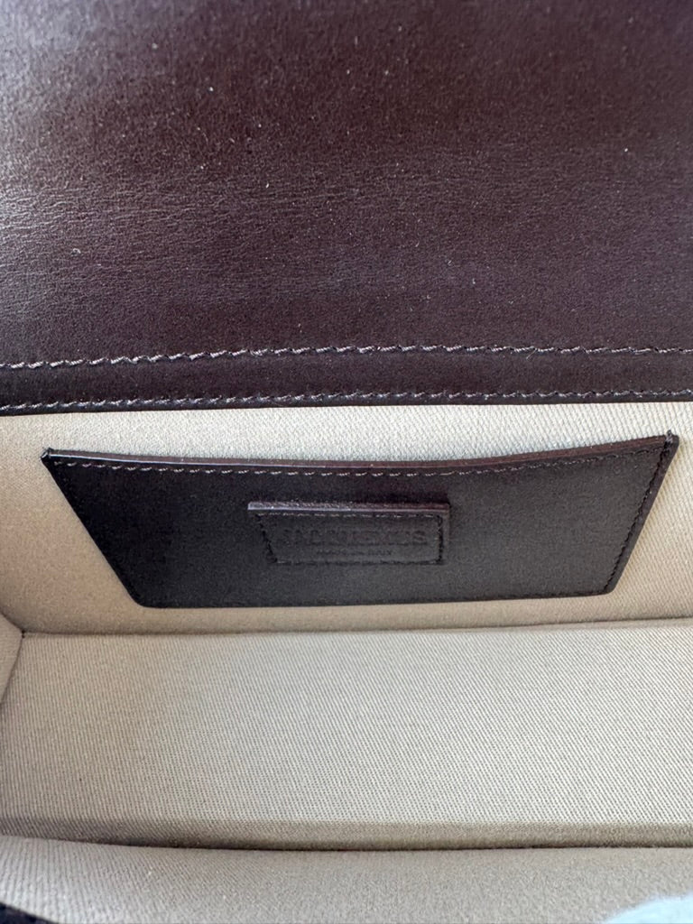 Jacquemus - handbag darkrown leather