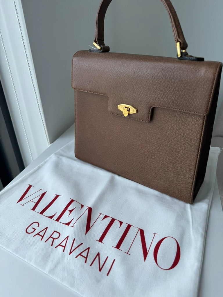 Valentino Garavani Brown leather handbag