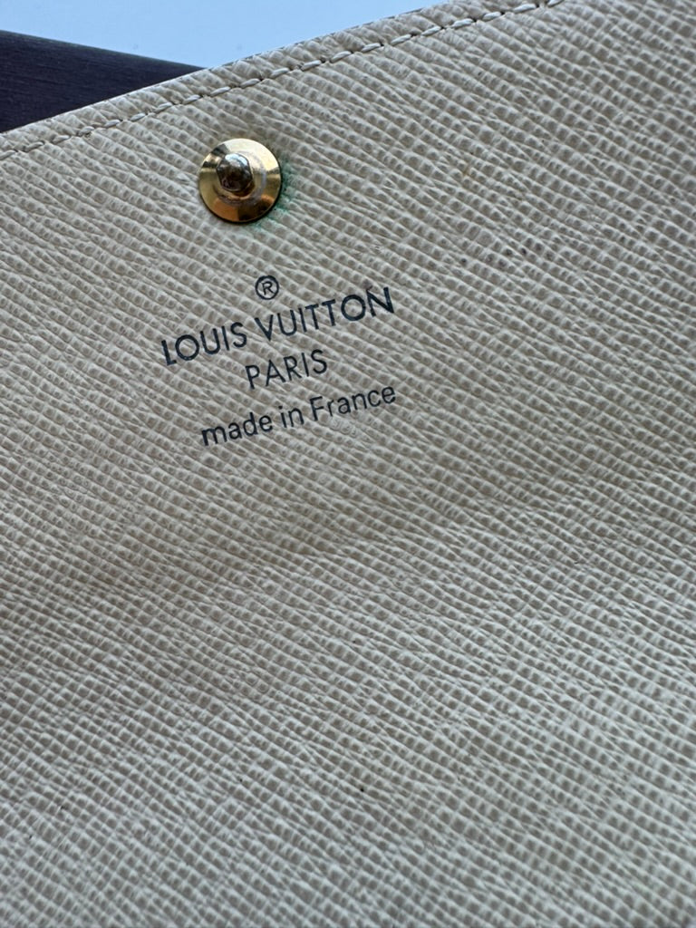 Louis Vuitton - Demier - Leather - Long Wallet w/ comp, Chain. Full Set & COA.