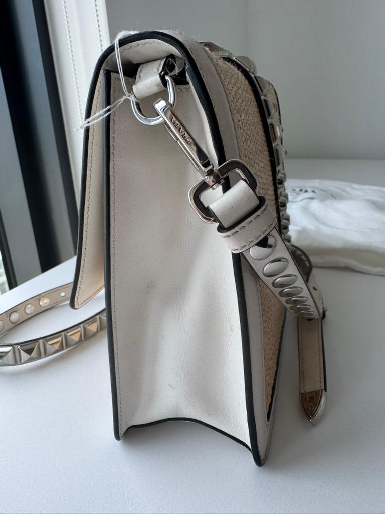 Prada - Elektra crossbody tissue with metal