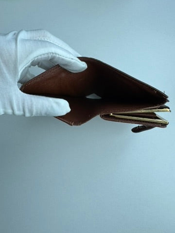 Louis Vuitton - Monogram Leather Kisslock Wallet