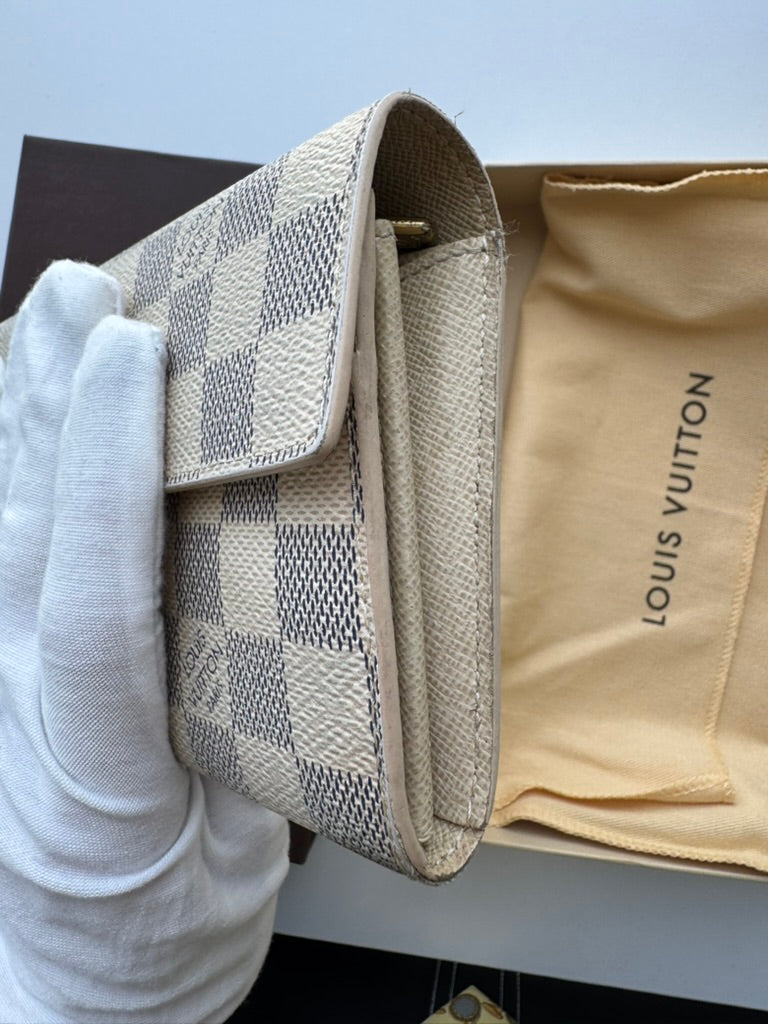 Louis Vuitton - Demier - Leather - Long Wallet w/ comp, Chain. Full Set & COA.
