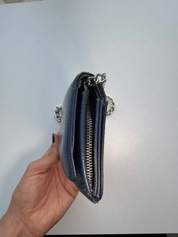 Louis Vuitton - EPI Blue Leather Zippy Wallet w/ comp. Chain