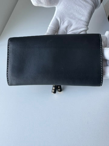 Chloe - Long folded wallet - black leather
