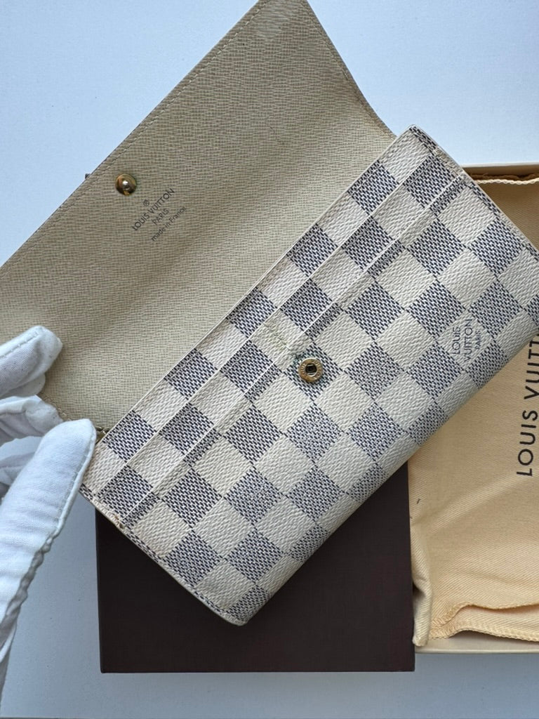 Louis Vuitton - Demier - Leather - Long Wallet w/ comp, Chain. Full Set & COA.