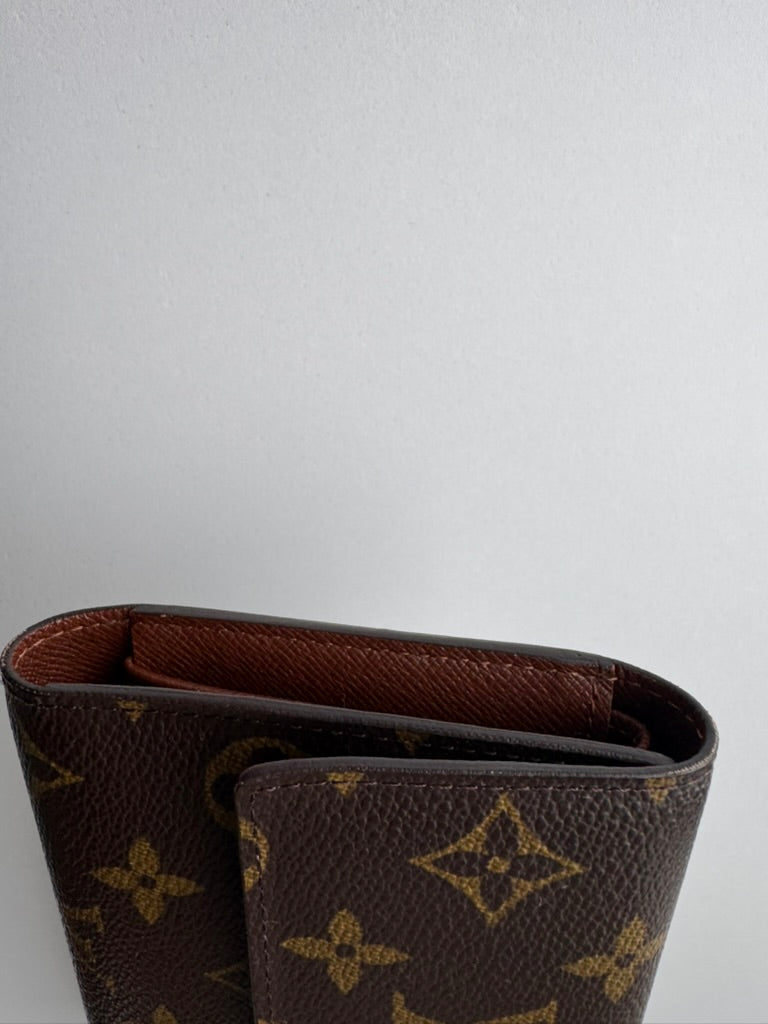 Louis Vuitton - Monogram Leather w/ comp, chain Long wallet