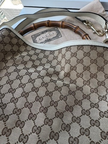 Gucci - Bamboo Top Handle Hobo Bag Beige (COA)