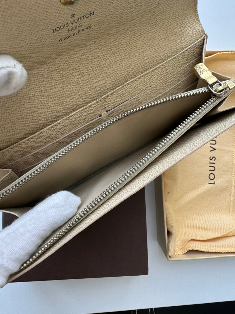 Louis Vuitton - Demier - Leather - Long Wallet w/ comp, Chain. Full Set & COA.