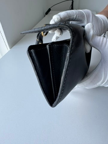 Chloe - Long folded wallet - black leather