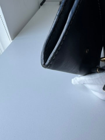 Chloe - Long folded wallet - black leather