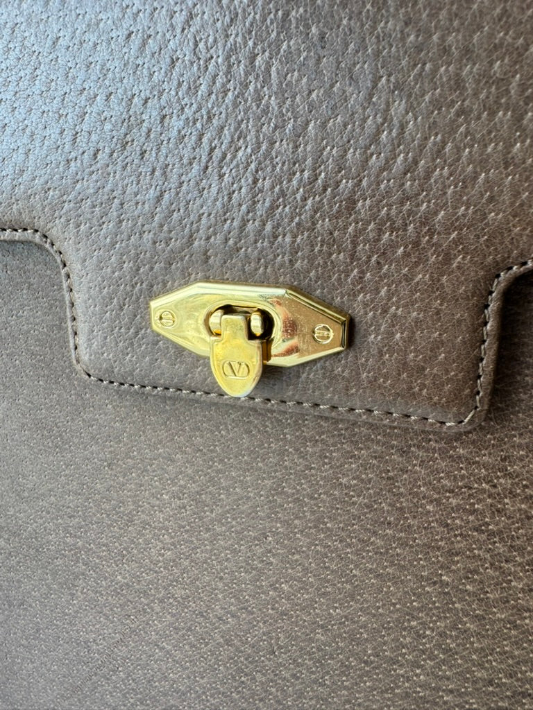 Valentino Garavani Brown leather handbag
