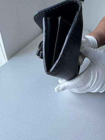 Chloe - Long folded wallet - black leather
