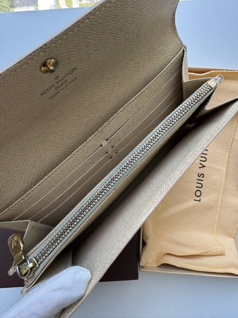 Louis Vuitton - Demier - Leather - Long Wallet w/ comp, Chain. Full Set & COA.