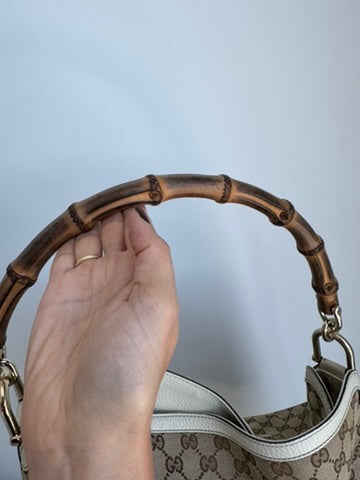 Gucci - Bamboo Top Handle Hobo Bag Beige (COA)