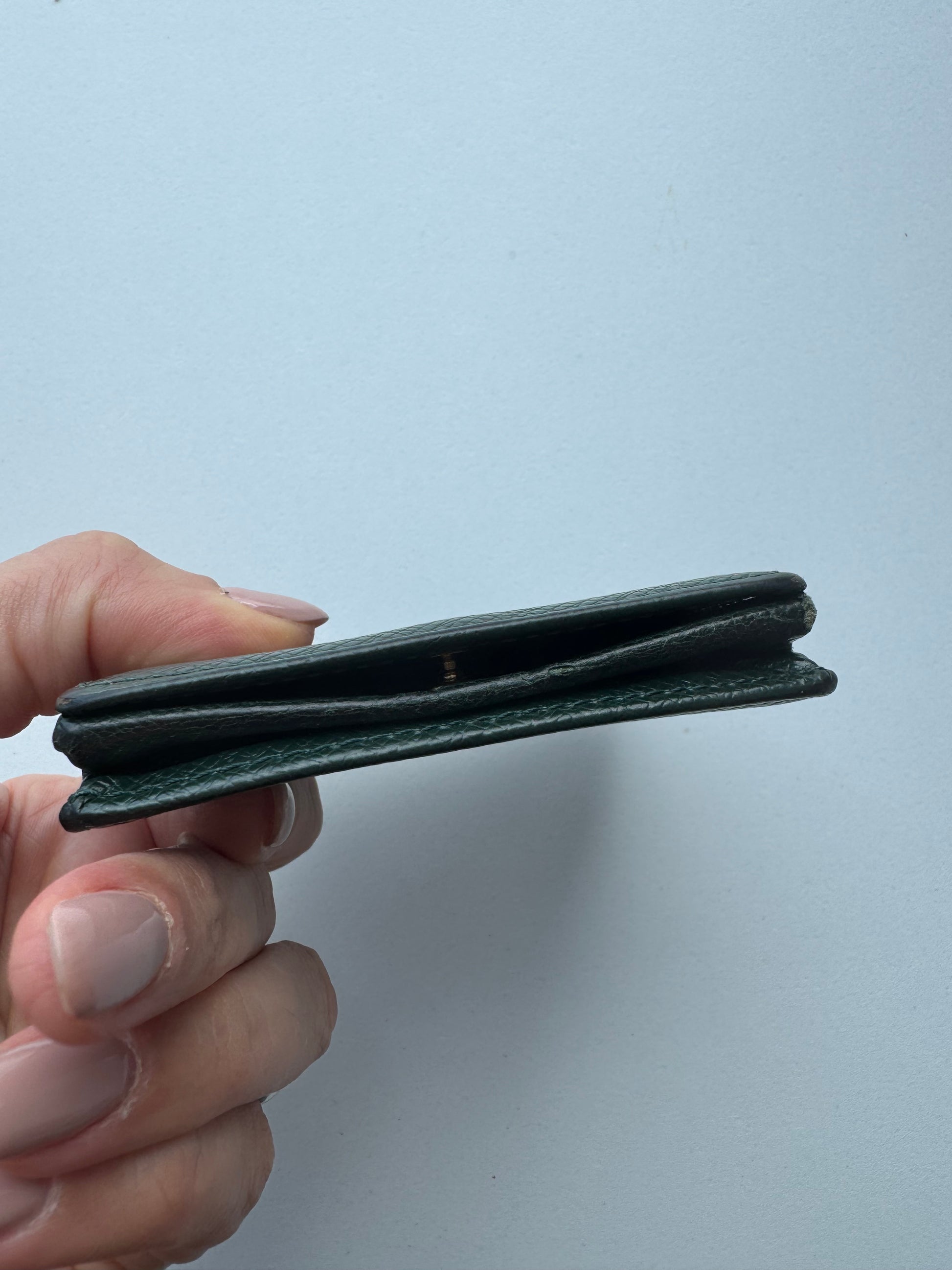 Louis Vuitton - square coinholder black leather