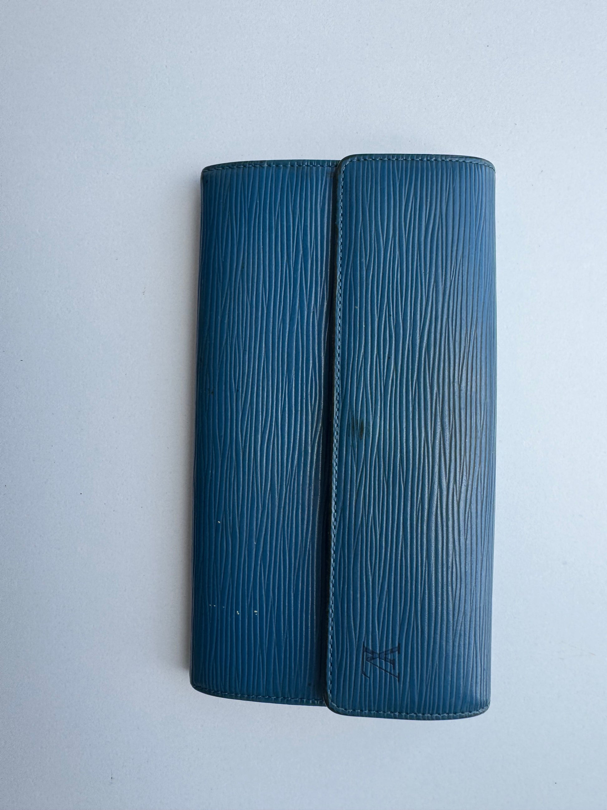 Louis Vuitton - Blue EPI Leather Long Wallet