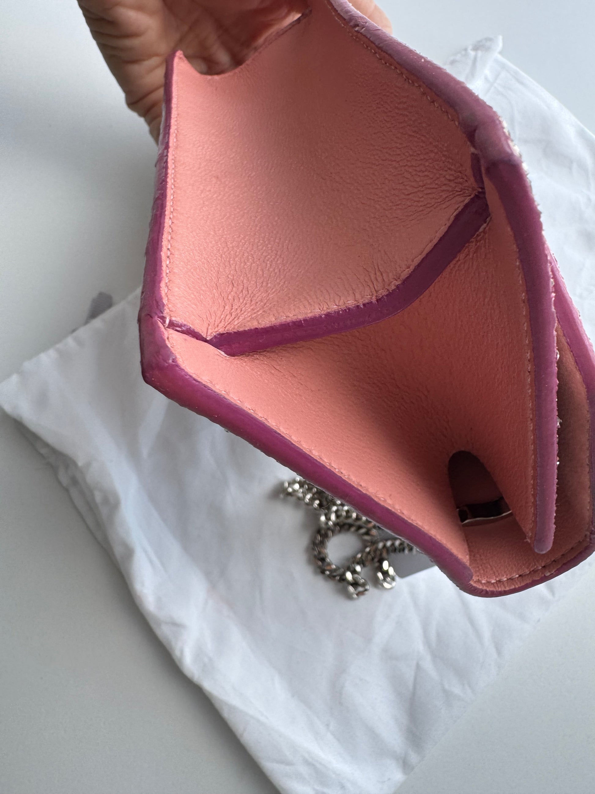 JIMMY CHOO - Sac rose shine shoulder bag