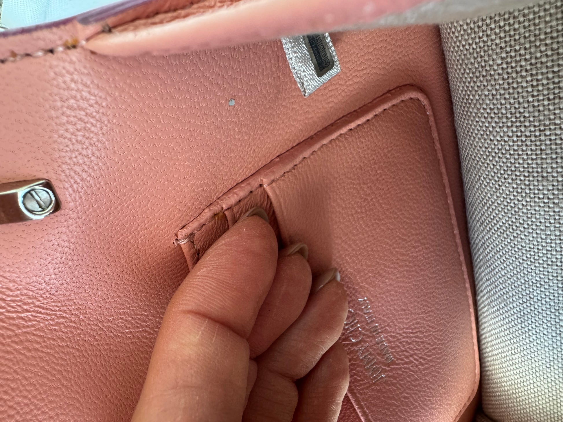 JIMMY CHOO - Sac rose shine shoulder bag