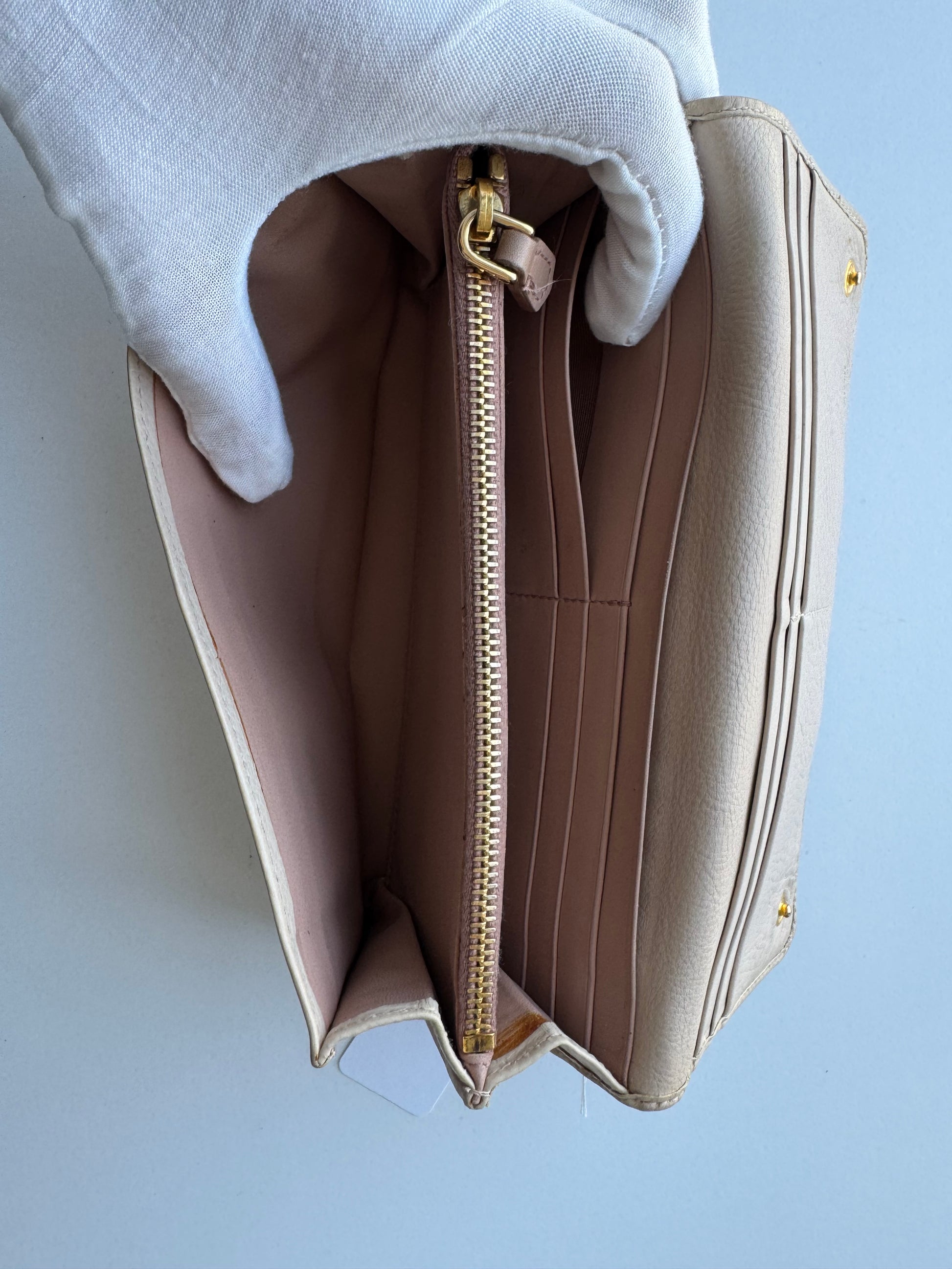 Prada - Beige - Long Wallet
