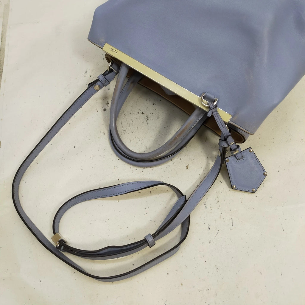 Fendi - 2Jour baby blue Leather