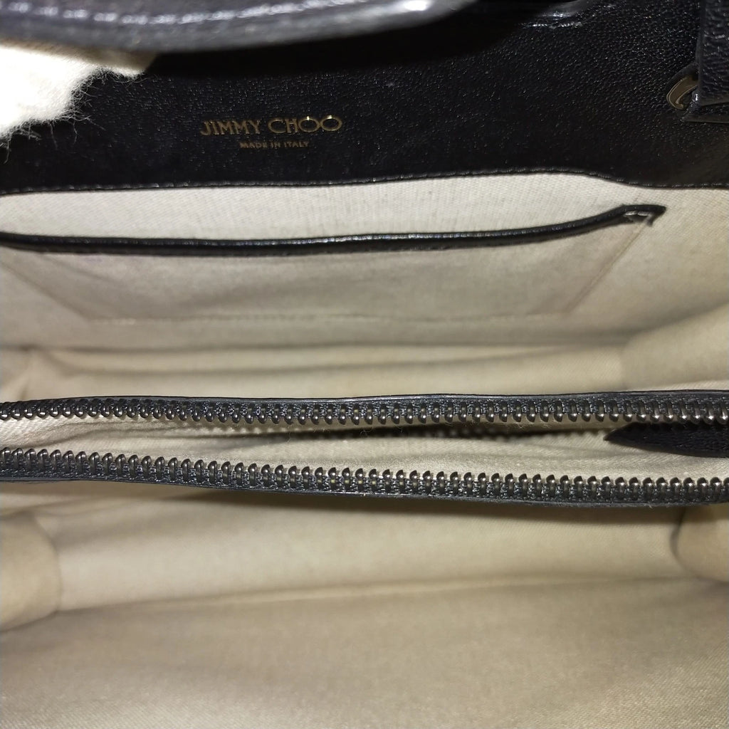 Jimmy Choo - Black Leather 2Way Shoulder Bag Italy